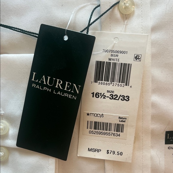 Ralph Lauren Classic Men’s White Dress Shirt - Picture 2 of 5